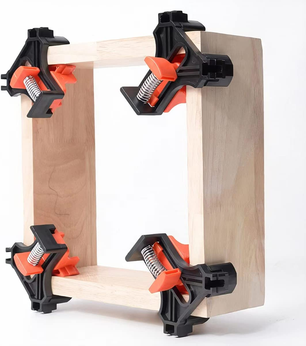 90 Degree Angle Clamps CARSEN CLAMP PRO WOOD CLAMP KIT Orange and Black