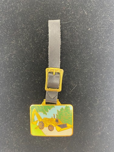 Vintage Construction Watch Key Fob Dave Shutt Excavating Sugarcreek OH 1975 - Picture 2 of 5