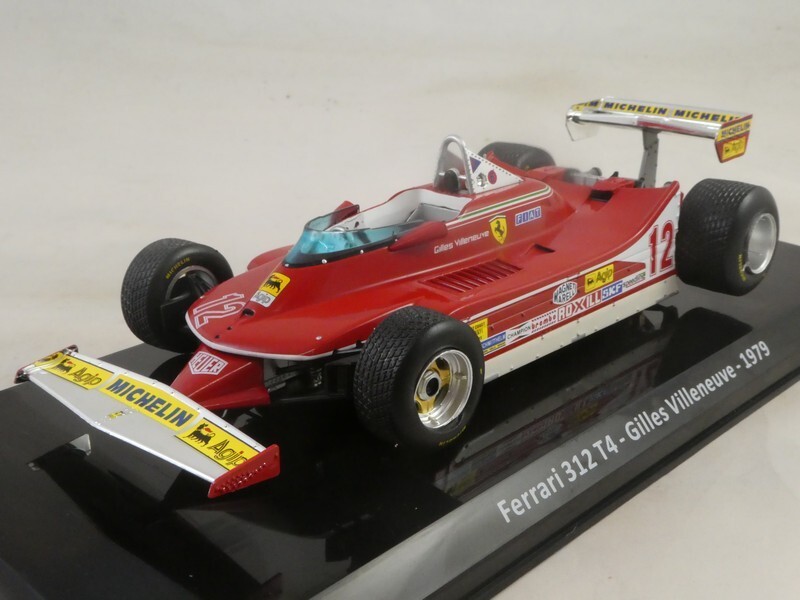 Ferrari 312 T4 12 F1 Grand Prix de France 1979 Gilles Villeneuve Brumm BRUR512 - Miniatures