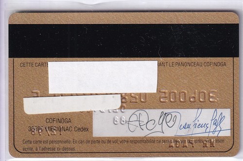 CARTE / CARD BANQUE BANK CREDIT .. ANCIENNE OLD PERIME COFINOGA 98 MAGNETIQUE - Picture 2 of 2