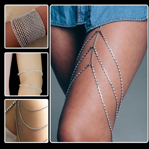 10Metres Silver Rhinestone Diamante Chain for Jewelry Necklace Sewing Decoration - Picture 12 of 14