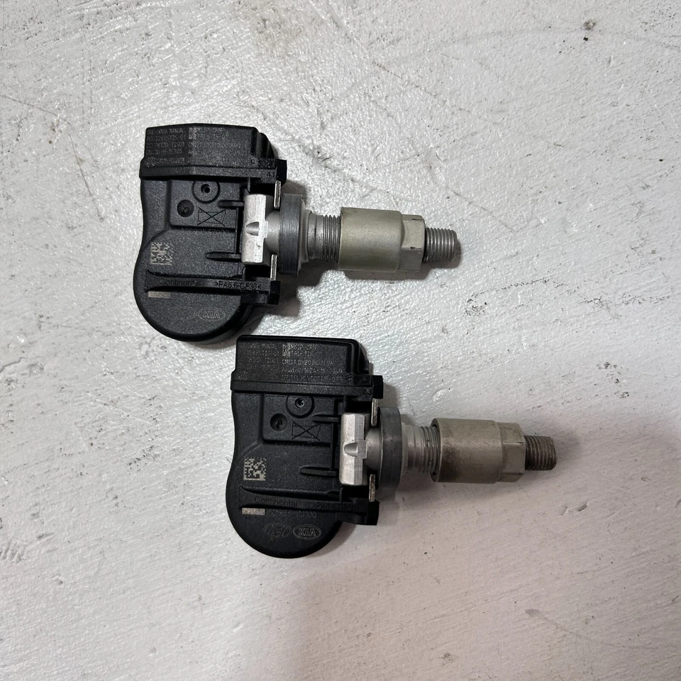 KIA RIO 2018-2023 SENSOR DE MONITOR DE PRESIÓN DE NEUMÁTICOS, SENSOR TPMS, válvula TPMS OEM SET 4 Foto 4 de 4