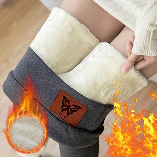 Womens Winter Warm Fleece Lined Leggings Thick Cashmere Thermal Pants Slim US" - Bild 8 von 17
