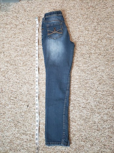 Mudd Jeans Girls Adjustable Waist Stretch Straight Jeans Size 12 - Picture 6 of 8