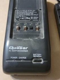 Quasar Battery Charger AC Adapter Model AC520 w/ Nuon NU55/ 15XL Battery