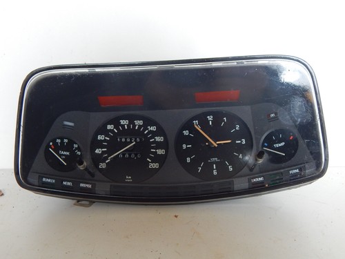 Original BMW E12 Kombiinstrument Tachometer 200km/h Uhr+Tankanzeige*1354901*