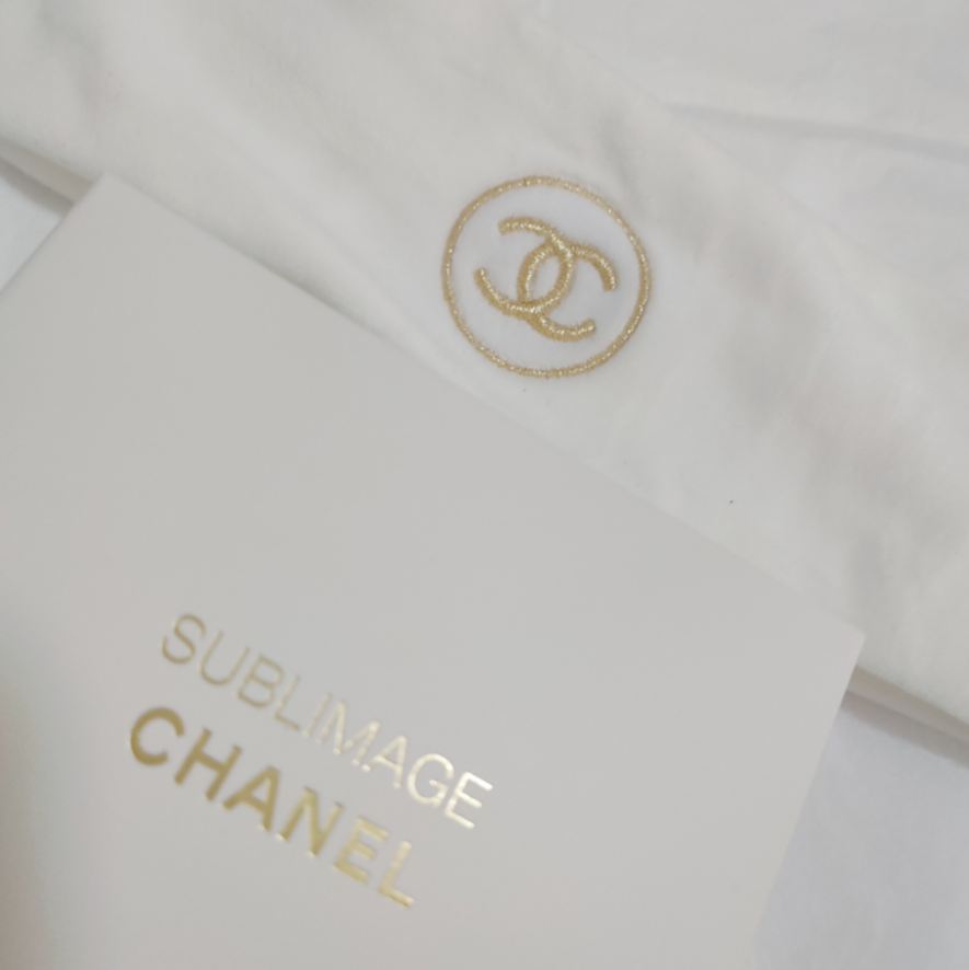 ✩シャネルサブリマージュ✩シャネルヘアバンド CHANEL Skincare Sublimage Logo Hair Band Head Wrap Soft
