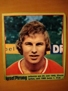 Autographe Original Josef Pirrung – 1 FC Kaiserslautern, Carte Non Certifiée (Allemagne)