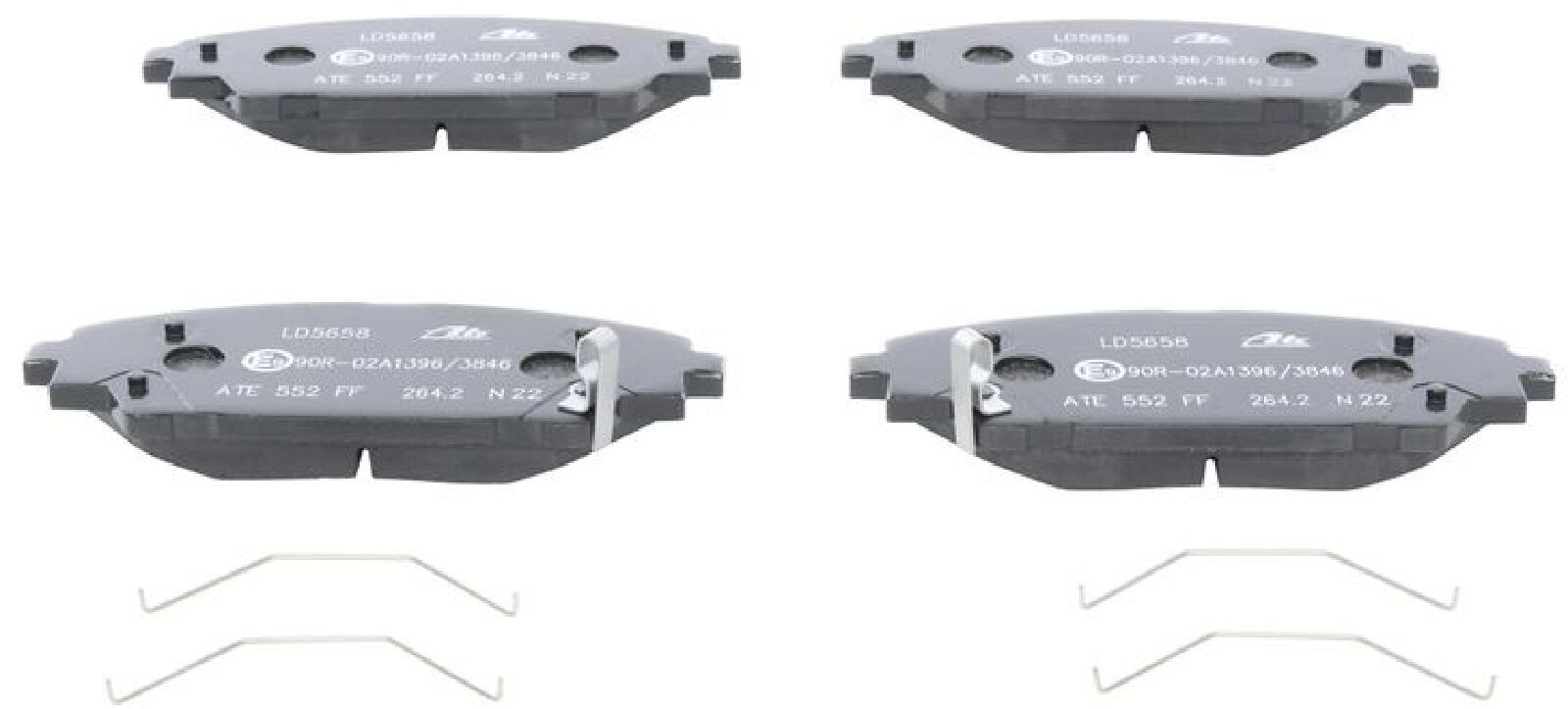 ATE Bremsbelagsatz 13.0460-7324.2 | Scheibenbremse Ersatzbeläge