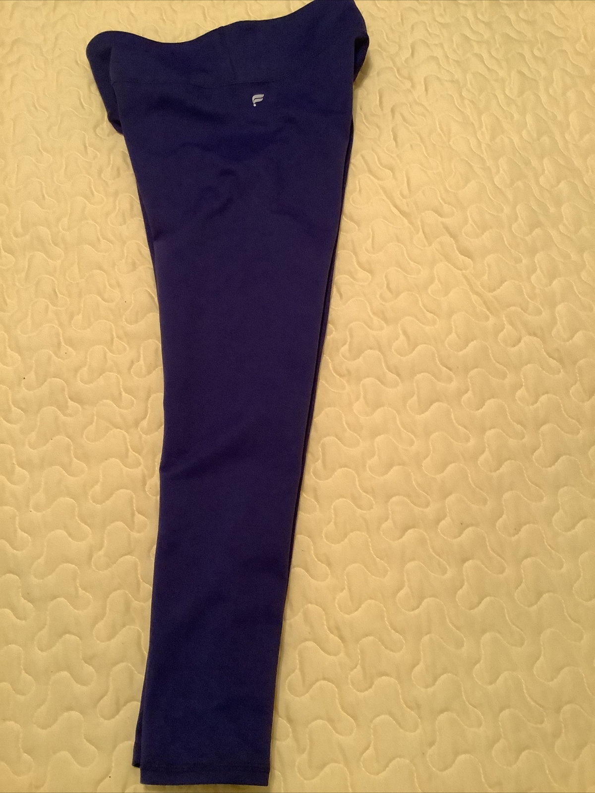 Fabletics Dark Purple Solid Crop Capri Leggings A… - image 2