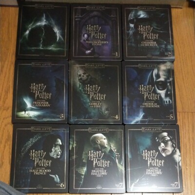 Limited Harry Potter 8-Film Dark Art Steelbook Collection Blu-ray