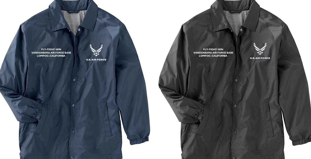 VANDENBERG AIR FORCE BASE* CALIFORNIA * EMBROIDERED JACKET*OFFICIALLY LICENSED