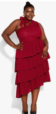 City Chic Women's Apparel Women's City Chic Plus Size Dress Tier Desire