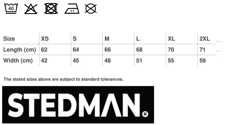 Stedman Womens Ladies Fit Cotton Short Sleeve V-Neck Vee Neck Tee T-Shirt XS-XXL - Image 2 of 2