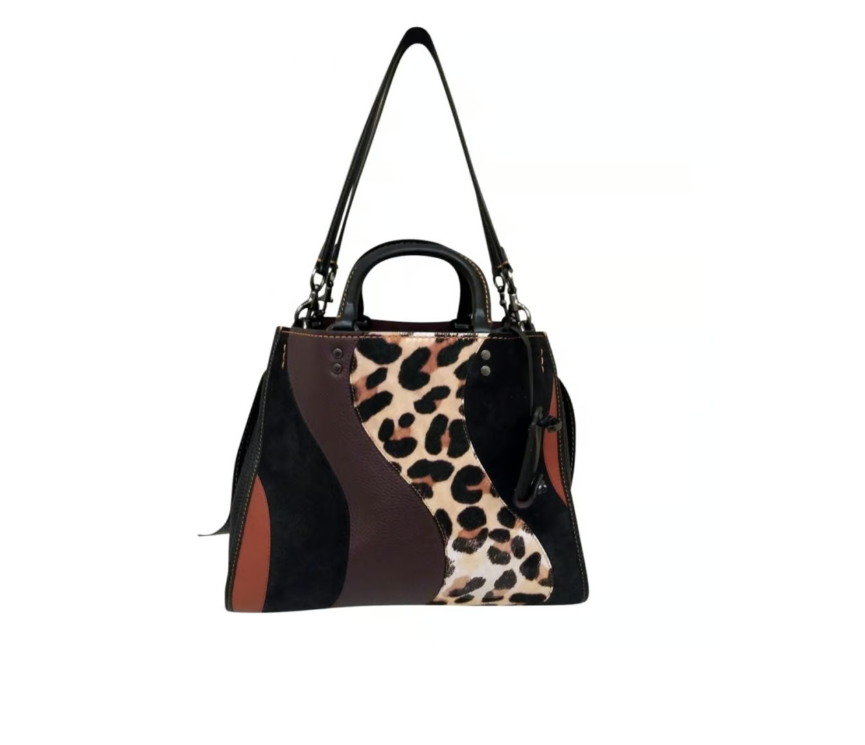 【希少】COACH Python Leather Handbag Leopard Here are the leopard bags #coachny #coachretailemployee #fyp