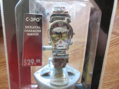 Star Wars Episode 1 C-3PO skeletal character watch | eBay display picture 3