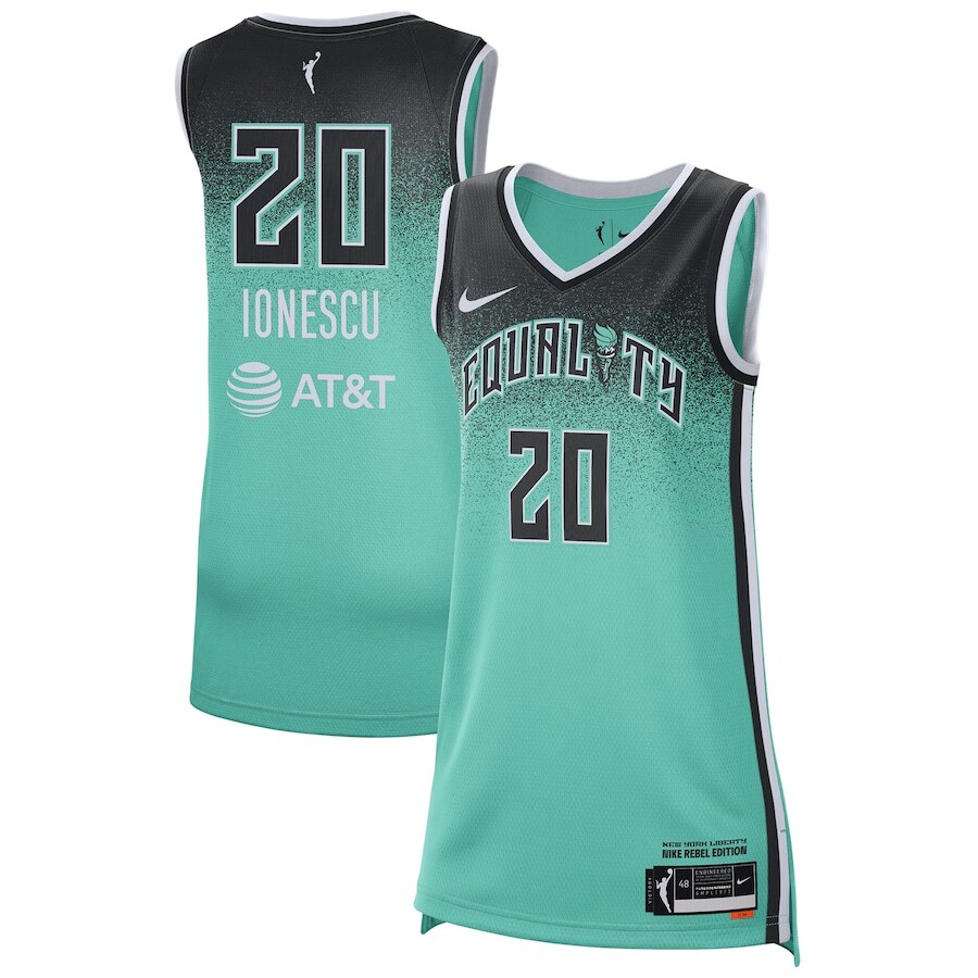 ウェア NIKE WNBA NEW YORK LIBERTY #20 SABRINA New York Liberty Sabrina Ionescu #20 Nike Unisex Mint 2025
