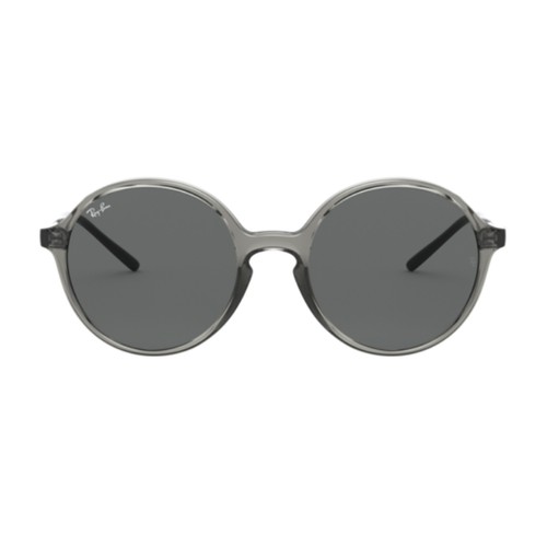 Occhiali da Sole Uomo Donna RayBan 4304 643687 Trasparenti Grigi Tondi Blu  Scuro | eBay