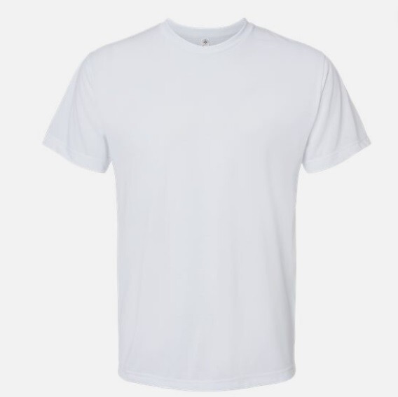 Wholesale Quality Sublimation Blank 100% Polyester TShirt White