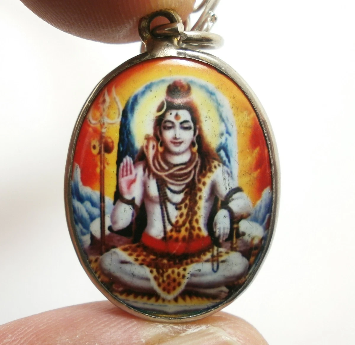 LORD SHIVA MAHADEV OM MAHADEVA GOD SIVA REAL BLESSED 1980s HINDU ...