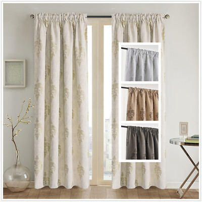 ein Paar Sammelband / Rückenlasche Jacquard Verdunkelung mit Krawattenrücken 72'''' 90'''' Tropfen
