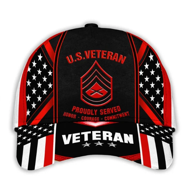 Proudly Served Veteran Baseball Cap