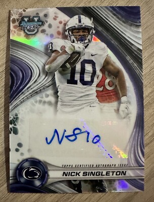 2024 Bowman s Best University U Nick Singleton Refractor Auto Penn State