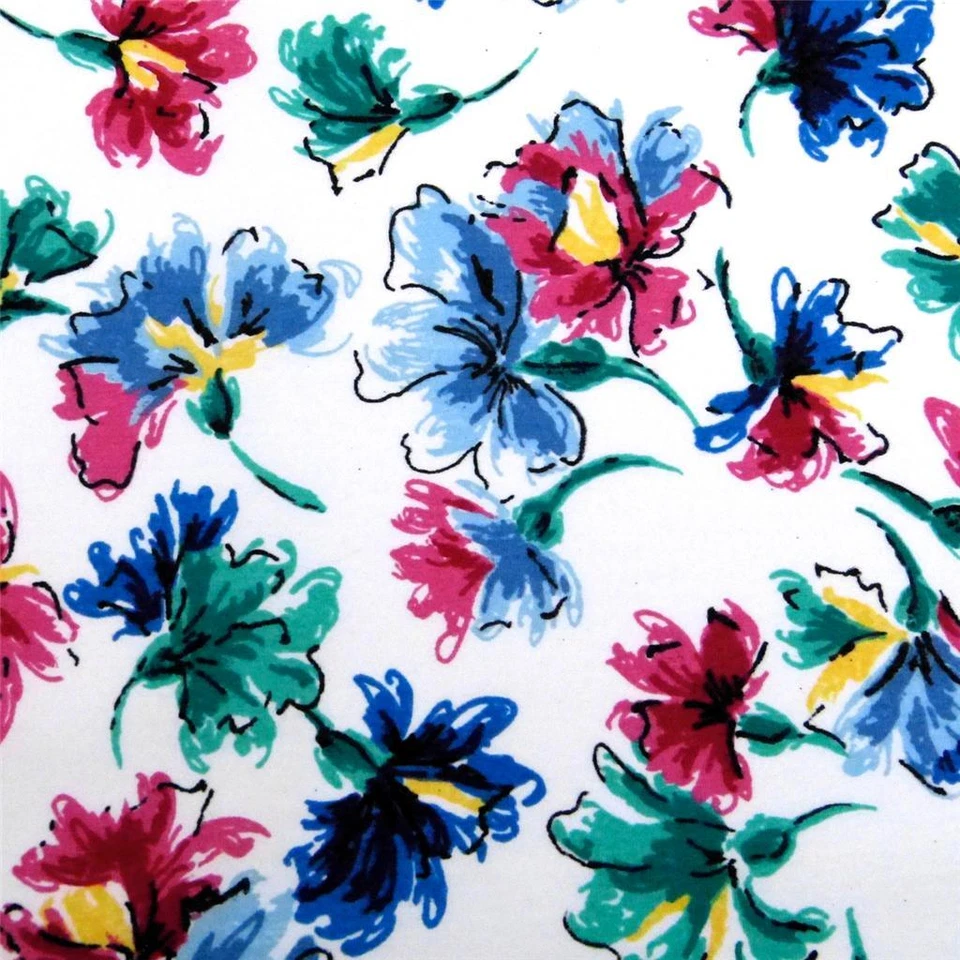 Precioso floral vintage de 62" de ancho por yarda Foto 3 de 4