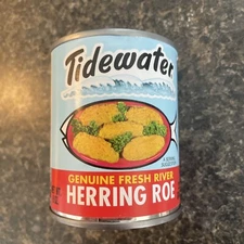 Tidewater Genuine Fresh River Herring Roe, (1) 8 oz. Can Exp. April 2030