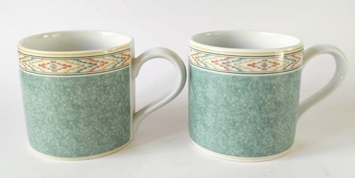Wedgwood Azteken Tee Kaffee Tassen x 2