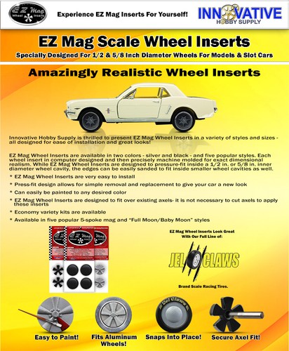 Insertos de rueda WI-2913-B negros estilo EZ Mag se adaptan al chasis H&R - Imagen 5 de 5