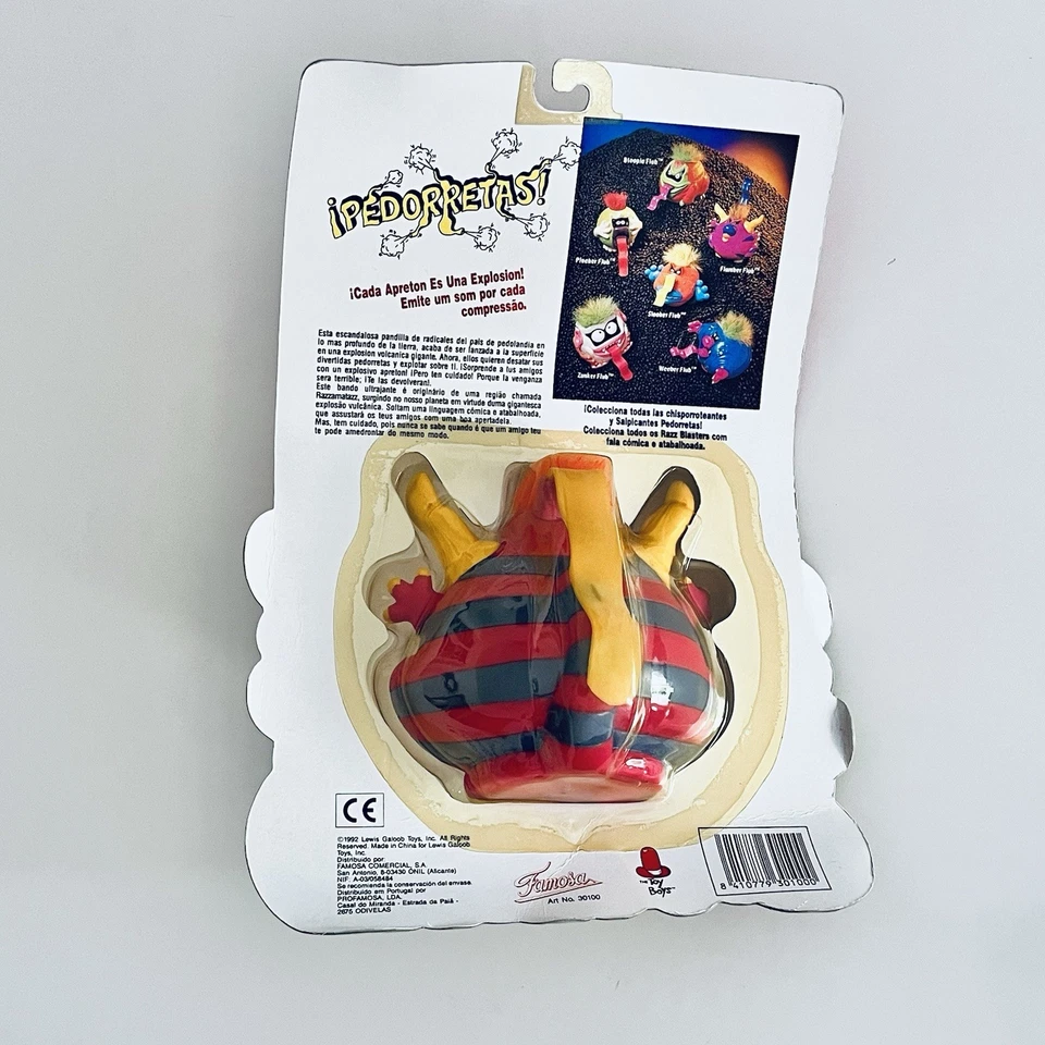 Pedorretas Flumber Flub 1992 Famosa Galoob Carded New Spain RAZZ BLASTERS rare - Imagen 2 de 4