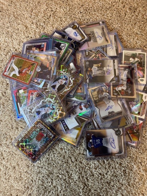 1 Baseball Mystery Card - Auto, Rookie, #'d, Insert, Parallel or Base --- B26 view 1