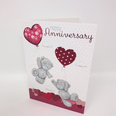 Tatty Jubiläumskarte Me 2 You 12x17cm Teddybär