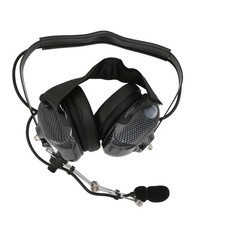 &deg;Aviation Headset Professional 5 Pin Connector K Head Noise Reduction Two Way
