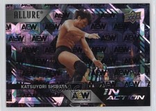 2024 Upper Deck Allure AEW In Action Logo 161/199 Katsuyori Shibata #IA-9 17an