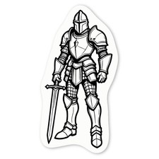 Aufkleber Sticker "Paladinritter" (DW050049)