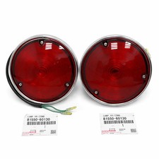 Oem Toyota 69-74 Land Cruiser Fj40 Rear Tail Light Taillight Lenses Red Genuine