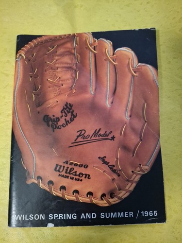 1965 Wilson Frühjahr & Sommer Katalog - Baseball Handschuhe, Schläger; Tennis