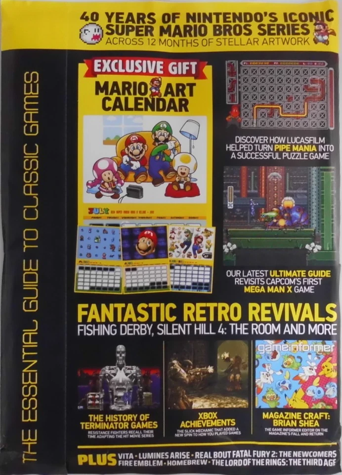 Retro Gamer magazine #279 2025. 20 Years of the XBOX 360 + Super Mario calendar - Image 2 of 2
