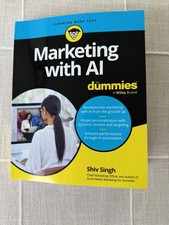 Marketing with AI for Dummies by Shiv Singh (2024, Trade Paperback)