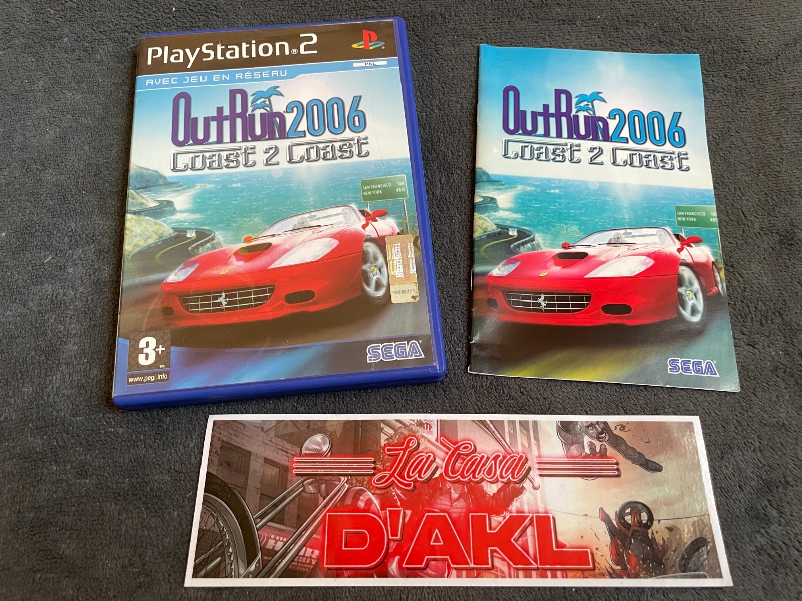 OutRun 2006 Coast 2 Coast complet sur Playstation 2 PS2 - FR cd TTBE