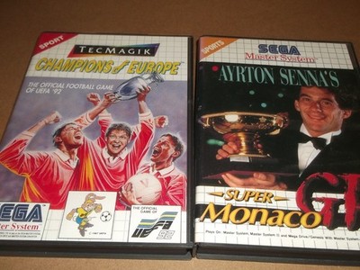 Champions of Europe + Ayrton Senna's Super Monaco GP II - SEGA Master 1992    S7