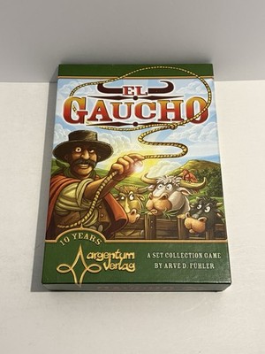 El Gaucho Board Game w/ Fodder for the Cattle Expansion Argentum Verlag 2014