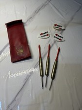VINTAGE UNICORN DARTS SET OF 3 with Case made in england