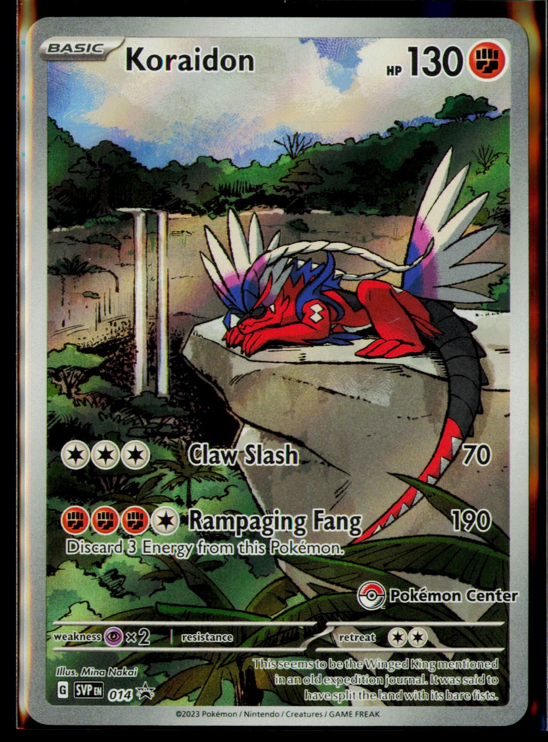 Koraidon - (Pokemon Center Exclusive) Holo Promo SV: Scarlet & Violet Promo Card