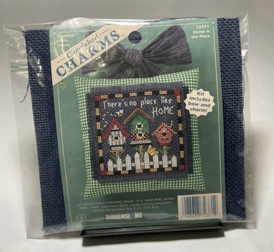 Dimensions Cross Stitch Kit 72371 Cherished Charms Home the Place 5x5 (Started)