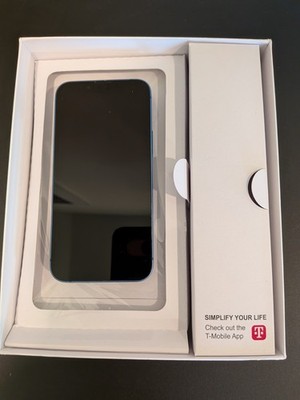 Apple iPhone 13 Mini 128GB Blue T-Mobile Certified Replacement Smartphone Clean 