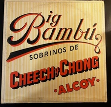 Cheech and Chong Big Bambu 1972 LP w/ ROLLING PAPER EX/EX Ode SP 77014 