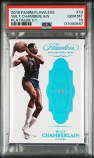 2016 PANINI FLAWLESS PLATINUM 1/1 #13 WILT CHAMBERLAIN 1/1 PSA 10
